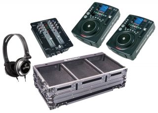   CDI 500 DJ  Scratch CD Players Q D5 MKII Battle Mixer Case