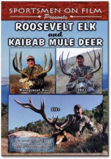 Roosevelt Elk Kaibab Mule Deer Hunting DVD