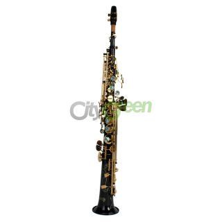 New Black BB Soprano Saxophone with Case