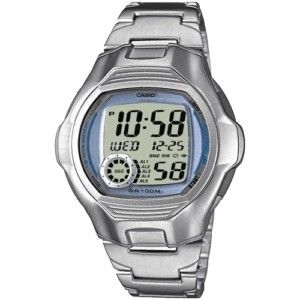CASIO W751D 8A MENS STAINLESS STEEL SPORTS WATCH 10 YR BATTERY ALARM 