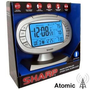 Sharp Atomic Dual Alarm Clock Brand New and in box Excellent Value