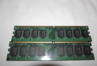 Lot of Two 1GB Centon Desktop Memory G1GBPC800 DDR2 Computer Po 10344 