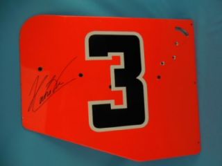 Helio Castroneves Autographed 3 Penske Carbon Fiber Wing Plate IndyCar 