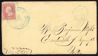   War Cover from Banks Division to Mrs Wight Centreville NY