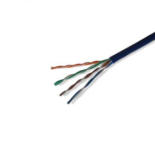 Cat5e 1000ft UTP Solid Blue LAN Network Ethernet Cable RJ45 Bulk Wire 