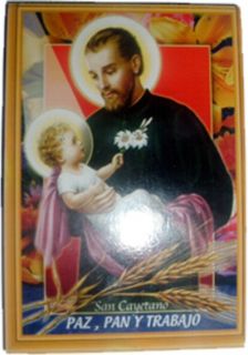 10 Holy Cards Saint Cajetan Get Job San Cayetano Empleo