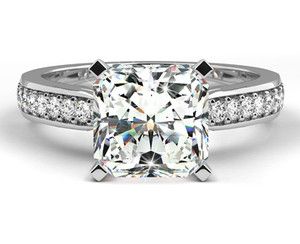 13 810 Certified Solid White Gold 1 68 Ct Radiant E SI1 Natural 
