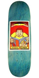 Cease and Desist F cked Up Blind Kids Horny Henry Skateboard Deck Turq 