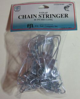 46 Chain Fish Stringer 9 Snaps Low Cost Good Quality