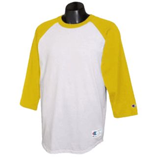 Champion Tagless Raglan Sleeve Baseball T Shirt Tee s M L XL 2X 3X 100 
