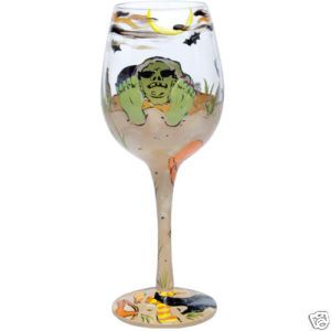 Lolita Wine Glass Halloween Sand Witch Wine Glass