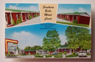 1950s Southern Belle Motel Court Davis Centreville Al