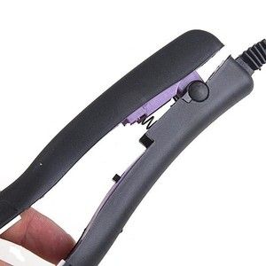   Ceramic Flat Ion Hair Curler Hairstyling Iron Straightener 2in1