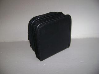   BLACK VINYL CD DVD DISC Player Holder Storage case Carry Organizer BAG