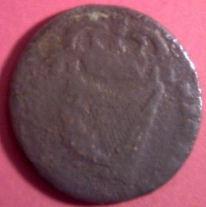 Ireland 1682 Charles II Halfpenny Very Old Irish Coin