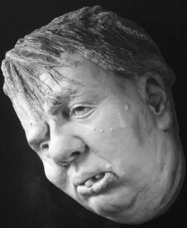 Hunchback Life Mask Charles Laughton Famous Monsters