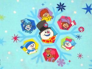 Frosty The Snowman Warner Chappell Music 100 Cotton Fabric Holiday BTY 