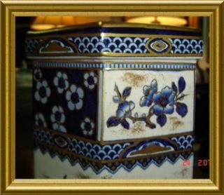 antique losol ware keeling co chartley pattern vase