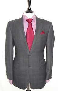 Chester by Chester Barrie Super 130s Mens Suit UK38R W32 L30 Ref 038 