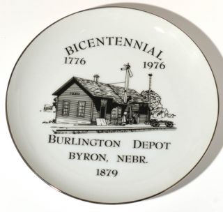 the burlington northern depot and byron nebraska ne neb nebr