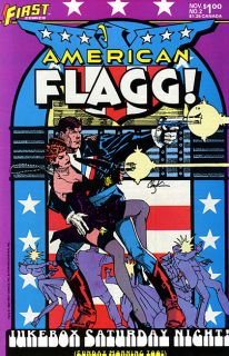 american flagg 2 howard chaykin first comics 1983 nm
