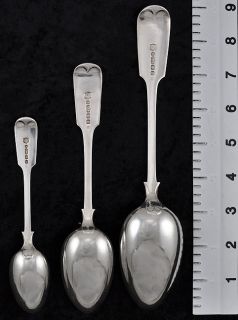 Set of 24 English Elkington, Mason, & Co Silverplated Spoons