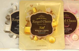 Sheet of Royal Class Hydro Gel Facial Masks Real Gold Gel Anti Aging 