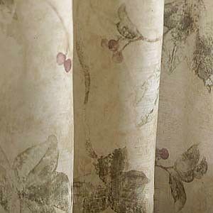 New Croscill Ivy Cheri Blum 5P Set 75 Shower Curtain, Tissue, Soap 