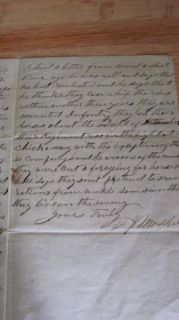   Period Letters from Dowagiac Michigan Mentions Chickamauga Both