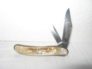   Pocket Knife by Colonial Chester Brown Co , Filer Idaho NM++