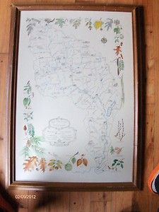 Red Clay Creek Map Delaware and Chester County PA by Dorothy Powell 