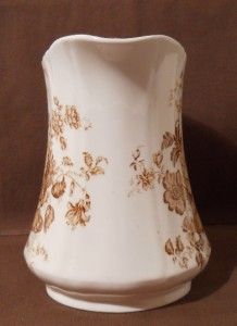 Charlotte Alfred Meakin Staffordshire Water Pitcher