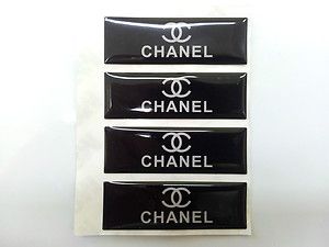 Chanel Sunglasses Set of 4 Dome Stickers Decals 50mm 15mm