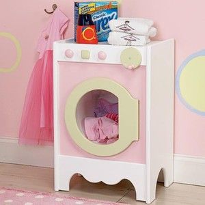 Pastel Pretend Play Kids Wood Washer Dryer Combo New