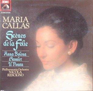 Maria Callas Scenes de La Folie French Stereo LP