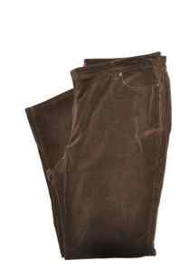 Charter Club NEW Brown Slim It Up Five Pocket Corduroy Pants Plus 24W 