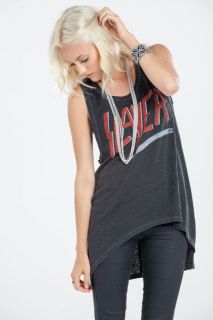Chaser Slayer Deep Armhole Tank in Pigment Black XS Fall 12 Collection 