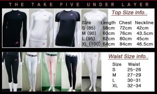 New Womens Winter Compression Under Base Layer Skin Tight Pants Shirts 