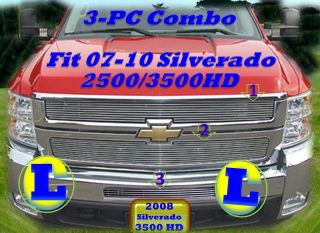 08 09 2009 Chevy Silverado 2500HD 3500HD Billet Grille