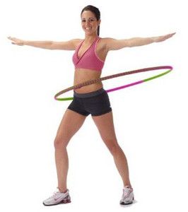 NEW WEIGHTED SPORTS 3LB HULA HOOP FOR WEIGHT LOSS HEALTH CARDIO SHAPE