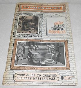 Farberware Broiler Rotisserie Instruction Recipe Cooking Manual