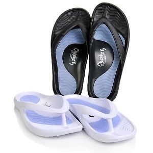 Tony Little Cheeks Healthy Lifestyle Sandals 2 Pack Colors and Sizes 