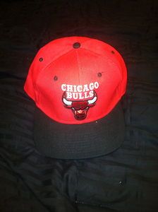 Chicago Bulls Vintage Style Snapback Hat Red
