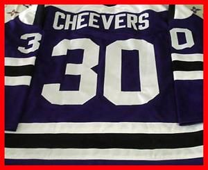 Cleveland Crusaders Gerry Cheevers Hockey Jersey Stitch ANY size Any 