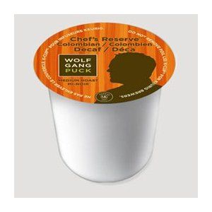 Wolfgang Puck Chefs Reserve Decaf Colombian 48 K Cups Medium Exp 12 