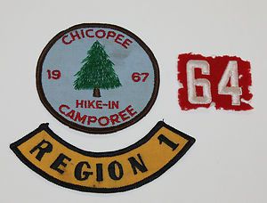 Lot of 1960s Massachusetts Boy Scouts Badges Patches Chicopee MA