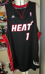 Adidas Chris Bosh Miami Heat NBA Revolution 30 Swingman Sewn Jersey XL 