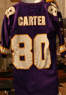 Chris Carter 80 Minnesota Vikingsstarter Jersey 46 Medium