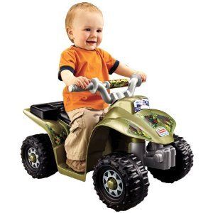 Toddler Power Wheels Camo 4 Wheeler Quad Kids Battery Camouflage Ride 