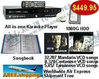All in One Karaoke Player with Vietnamese DVD and English DVD Songs 2 